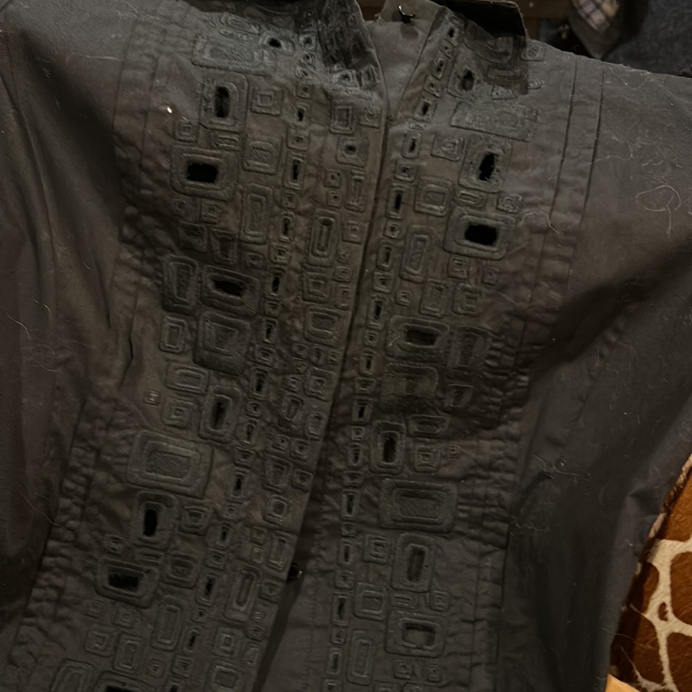 Catherine Malandrino button down Spanish style shirt - Picture 3 of 13